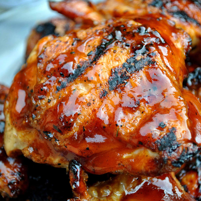 BBQ Grilled Chicken Thighs