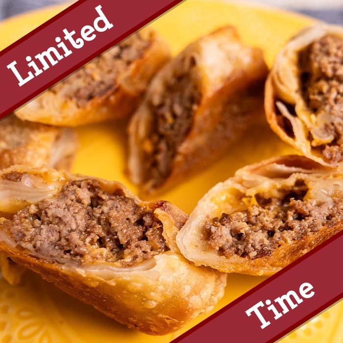 Cheesesteak Egg Rolls (Air Fryer & Oven)