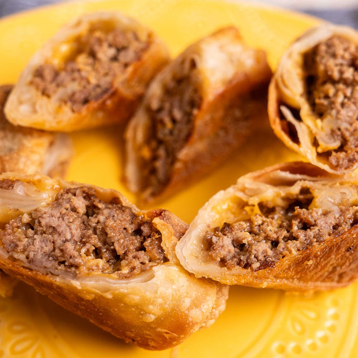 Cheesesteak Egg Rolls (Air Fryer & Oven)
