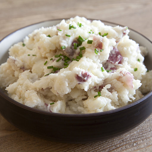Creamy Garlic Mashed Potatoes - What a Crock delivers easy, prepared slow cooker & crockpot meals nationwide. America's easiest meal kit company. Boil in bag and instant pot dinners available.