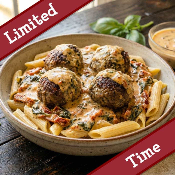 Creamy Tuscan Meatballs