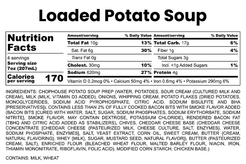 Loaded Potato Soup