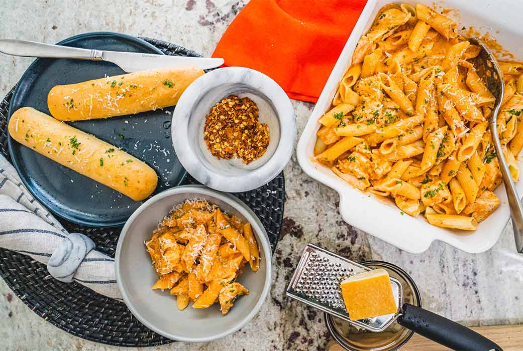 Bulldog Chicken Rosa What Is Chicken Parma Rosa Recipe Penne Rosa With Parmesan Crusted