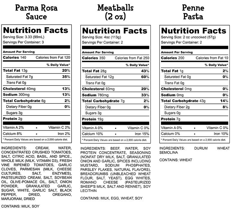 Parma Rosa Meatballs