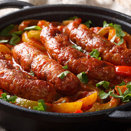 Sausage Scallopini - What a Crock delivers easy, prepared slow cooker & crockpot meals nationwide. America's easiest meal kit company. Boil in bag and instant pot dinners available.