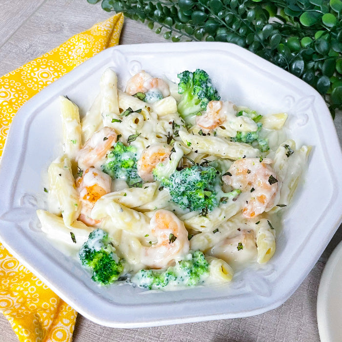 Shrimp Alfredo - What a Crock delivers easy, prepared slow cooker & crockpot meals nationwide. America's easiest meal kit company. Boil in bag and instant pot dinners available.
