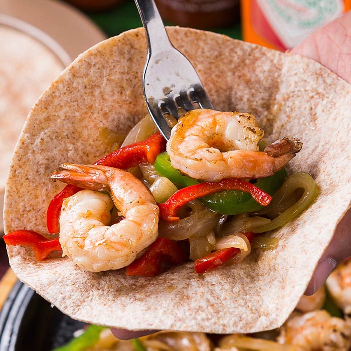 Shrimp Fajitas