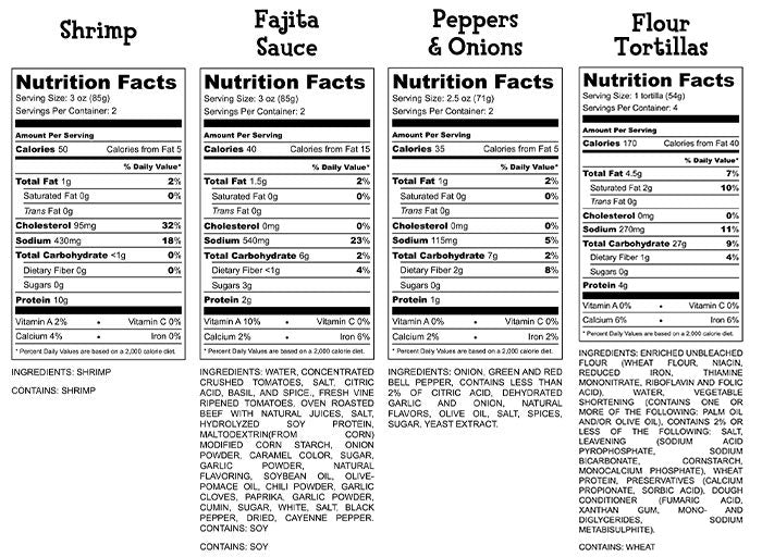 Shrimp Fajitas