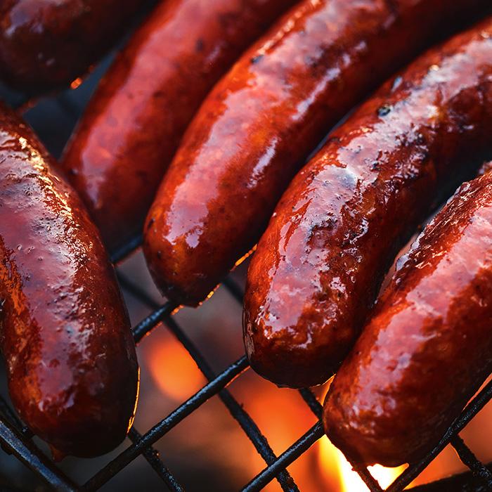 Smoked Hot Sausage - Premium Grilling Meats from What a Crock