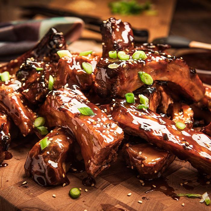 Sweet & Smoky Riblets - What a Crock delivers easy, prepared slow cooker & crockpot meals nationwide. America's easiest meal kit company. Boil in bag and instant pot dinners available.